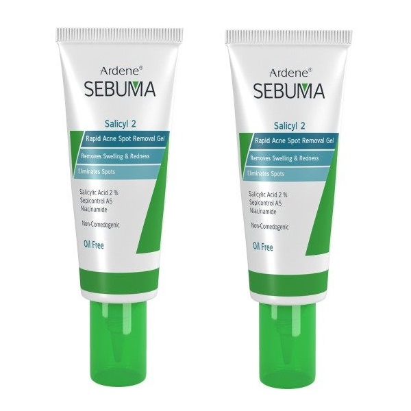 ژل لایه بردار آردن سبوما مدل salicyl 2 حجم 40 میلی لیتر مجموعه 2 عددی